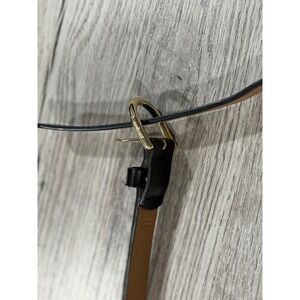 Kate Spade New York Black Leather Cell Phone Holder Belt Mini Bag Bow  L/XL